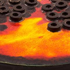 Rare Schäffenacker Huge Art Pottery Wall Plate