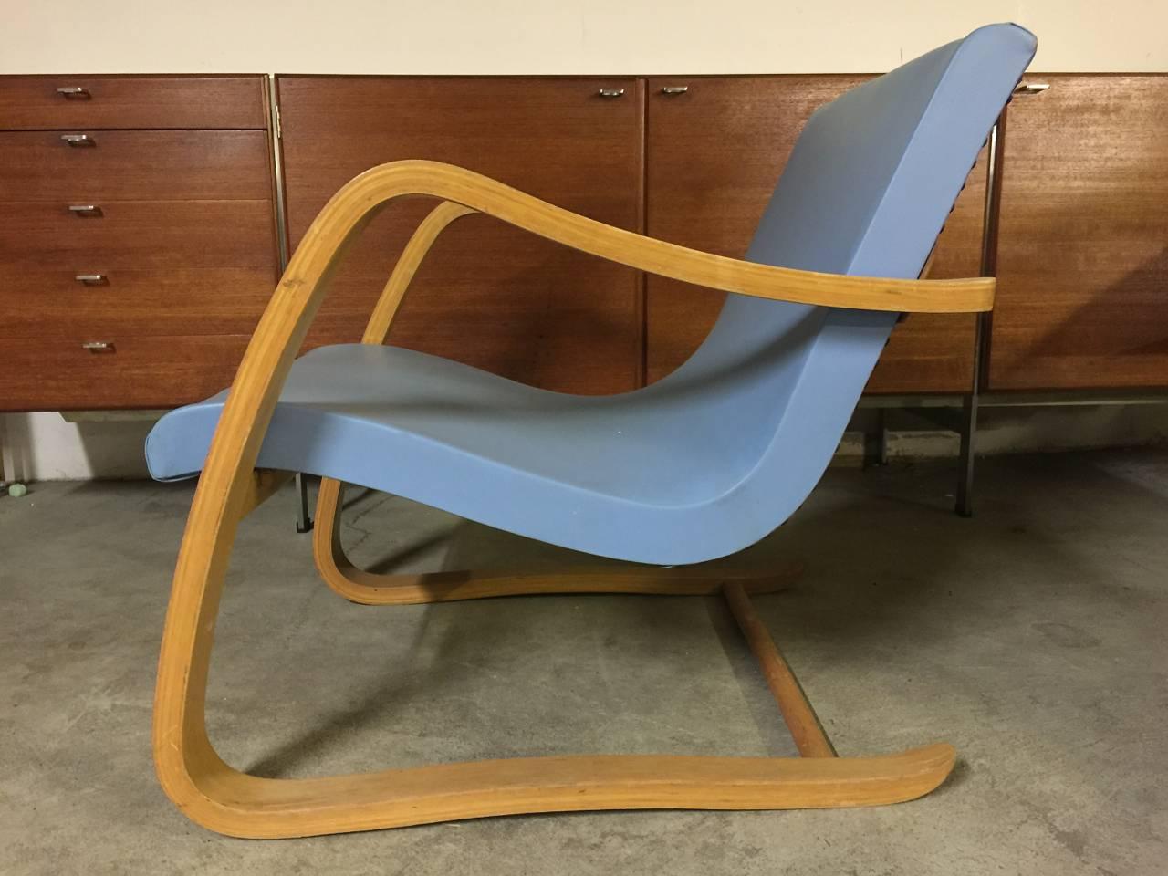 Rare Set of Three Hartmut Lohmeyer Bentwood Lounge Chairs 2
