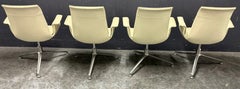 rare set of 4 fabricius & kastholm tulip chairs with low back
