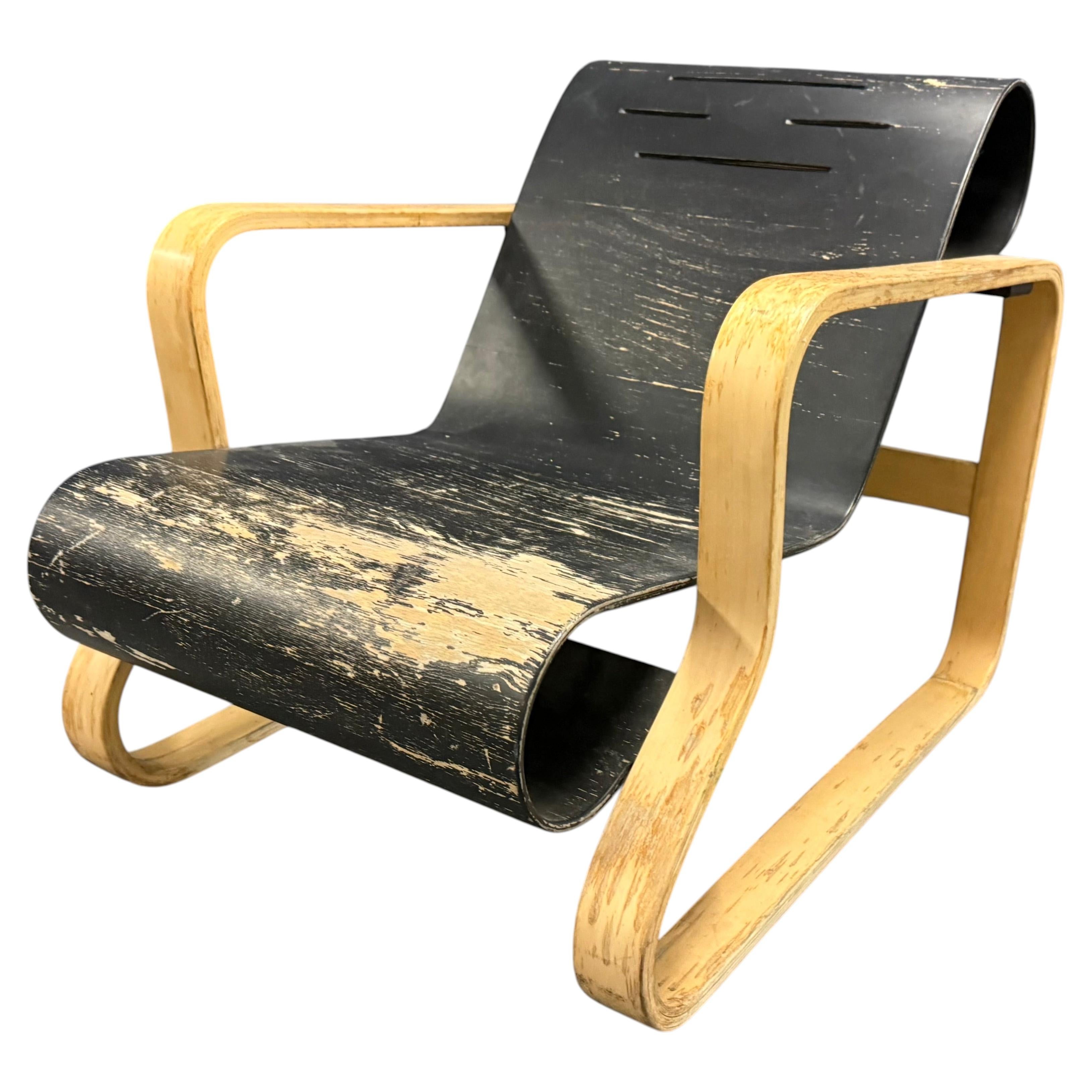 Fauteuil « Paimio » n° 41, très rare et de première époque, signé Alvar Aalto