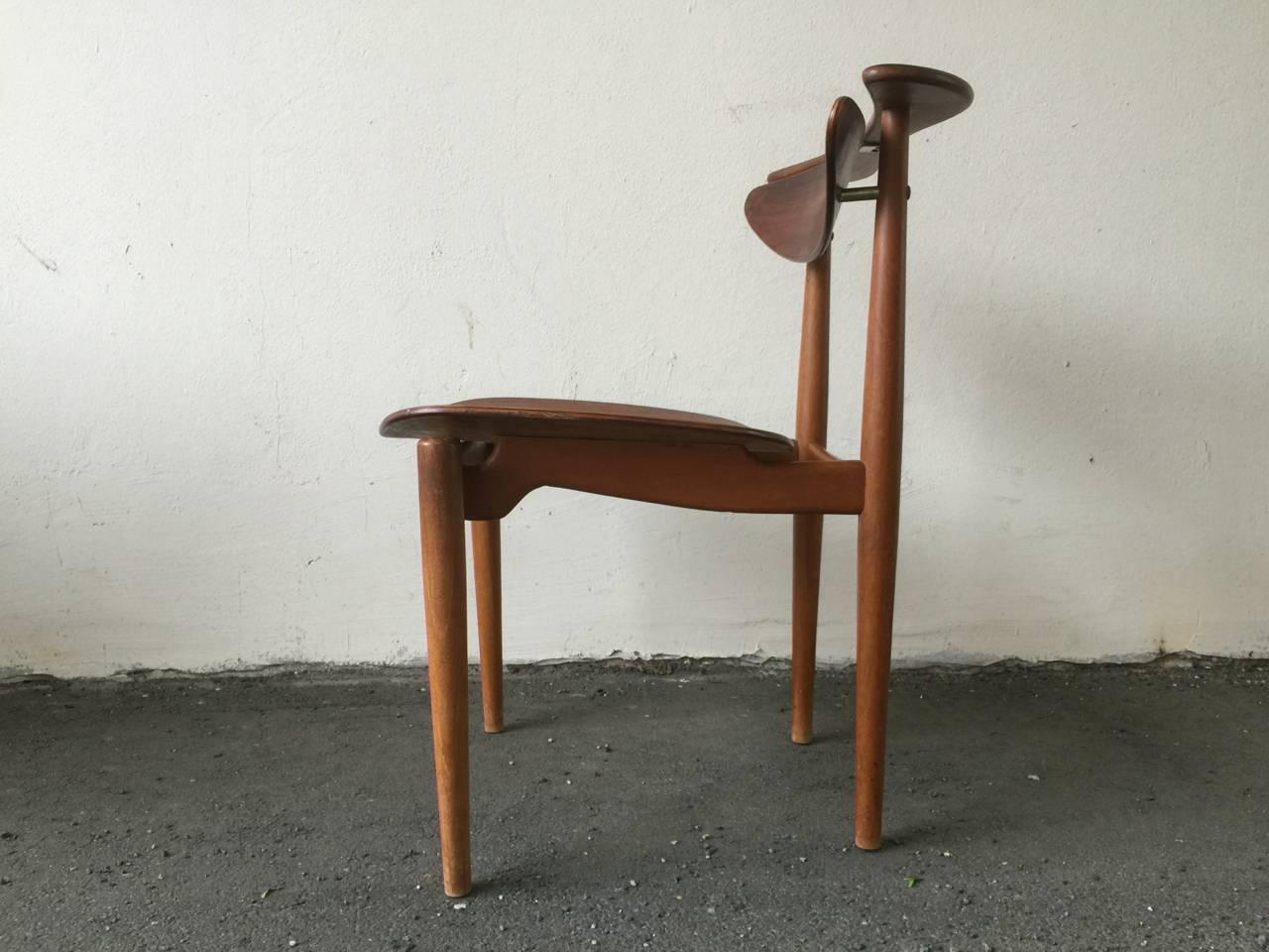 Very Rare Finn Juhl No.53 Reading Chair in Rosewood 1