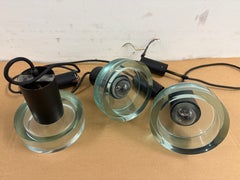 set of 3 archimede seguso ceiling lamps
