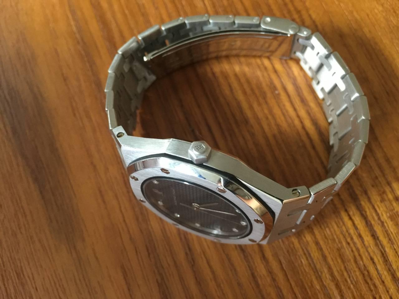 Ère spatiale Possiblement unique Audemars Piquet Royal Oak en or blanc Numéro de série 11
