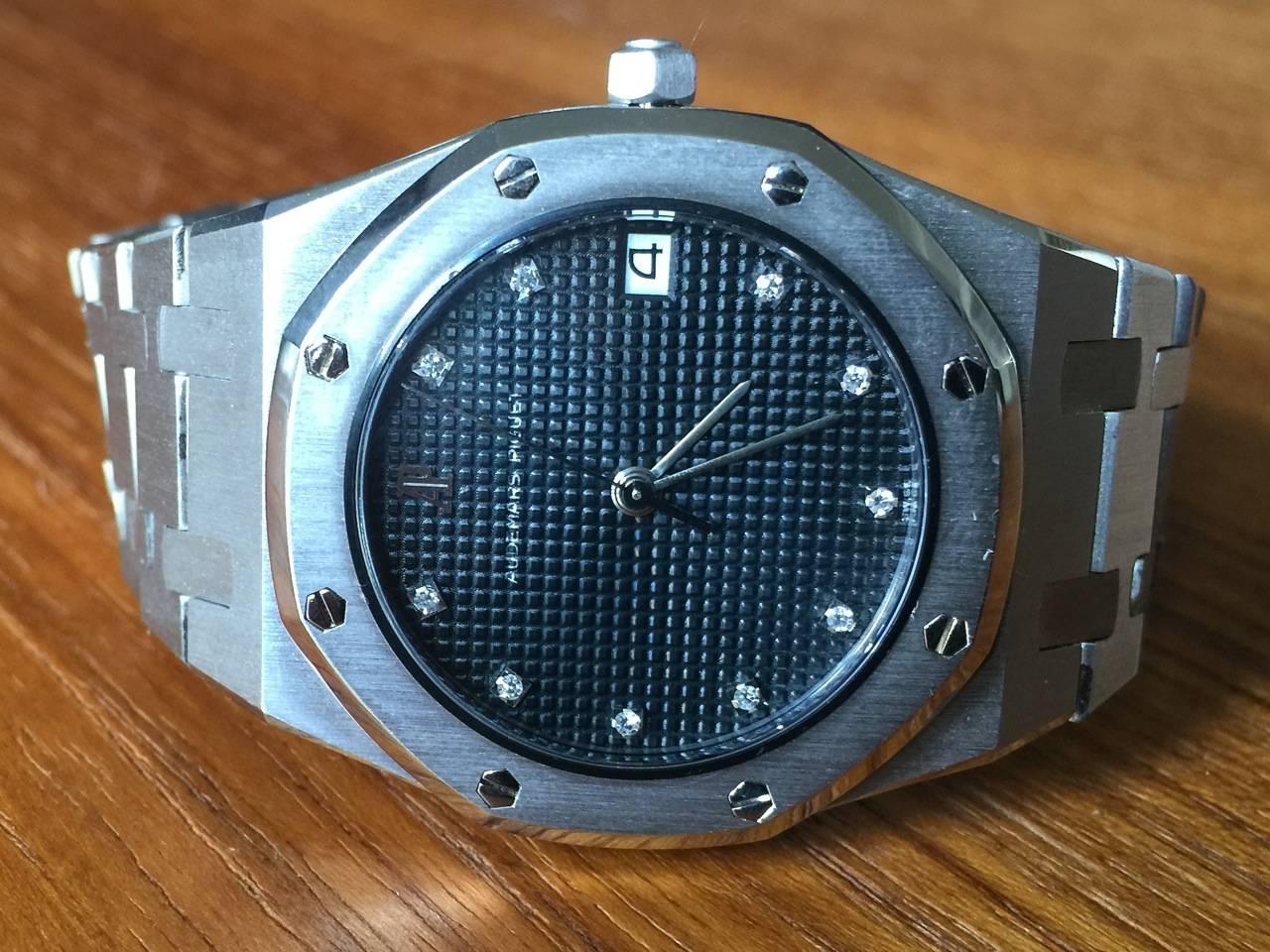 Possiblement unique Audemars Piquet Royal Oak en or blanc Numéro de série 11 1