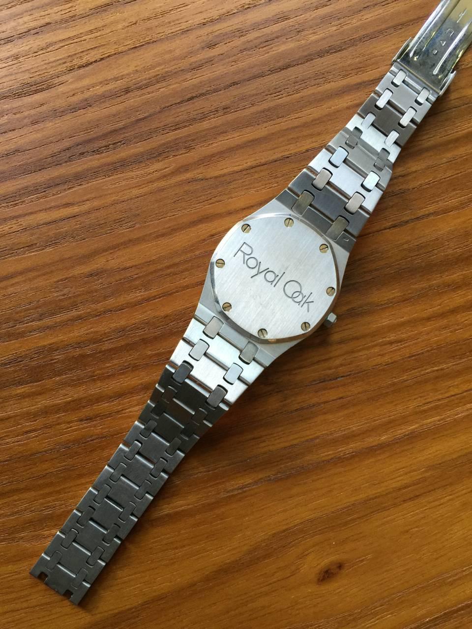Possiblement unique Audemars Piquet Royal Oak en or blanc Numéro de série 11 3