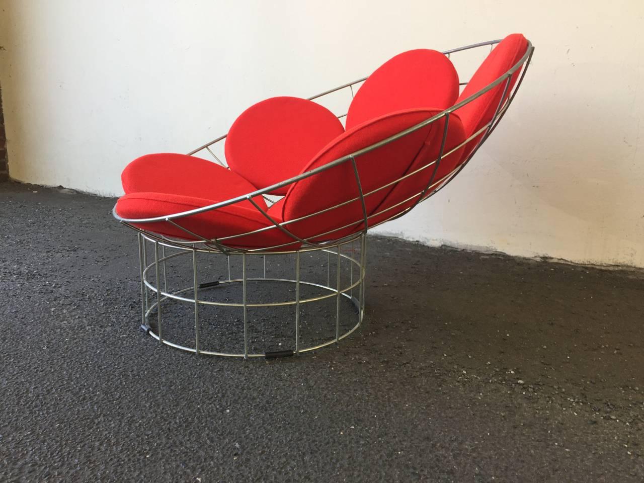 Verner Panton Chaise longue en forme de paon Bon état - En vente à Munich, DE