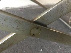 Early Signed PK91 Folding Stool Poul Kjærholm EKC in Perfect Condition