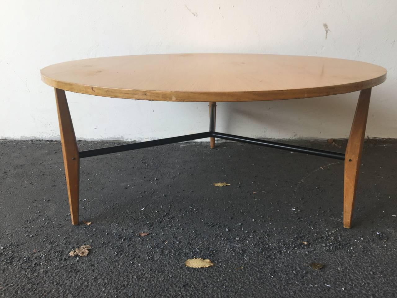 bertolia mid century modern coffee table