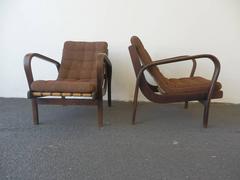 Set aus zwei Loungesesseln von Karel Kozelka & Antonin Kropacek