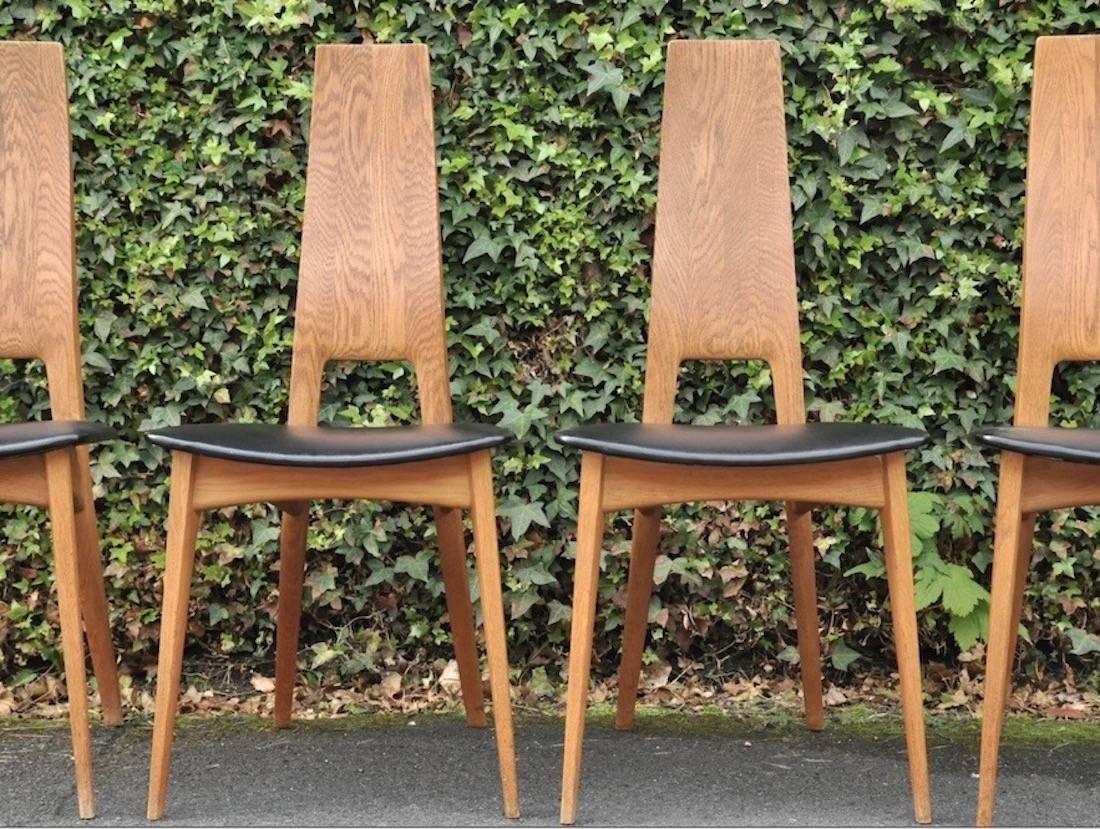 German Set of Four Dining Chairs by Ernst Martin Dettinger
