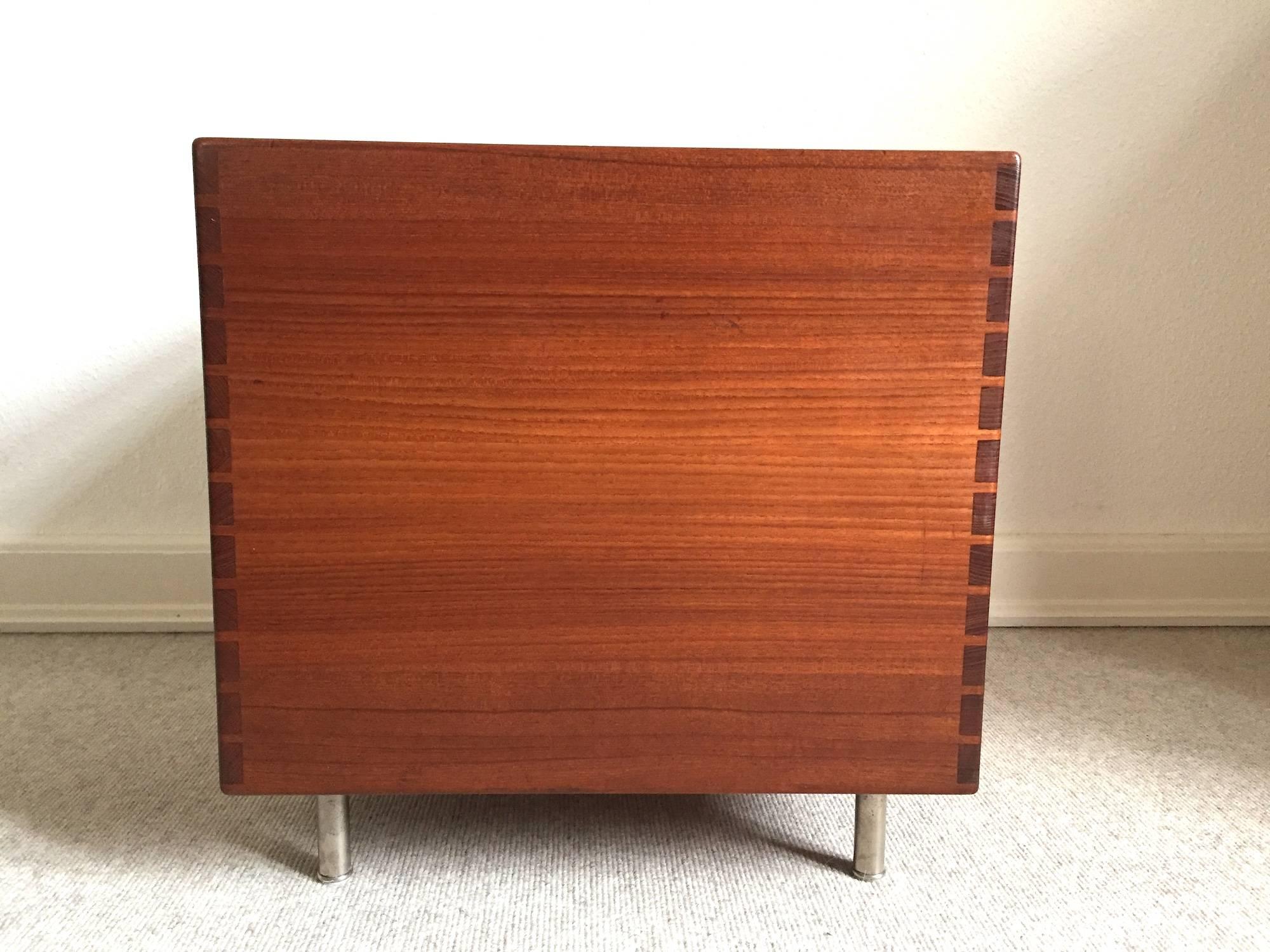 Danish Hans J. Wegner at 34 Teak Bar Box Cube