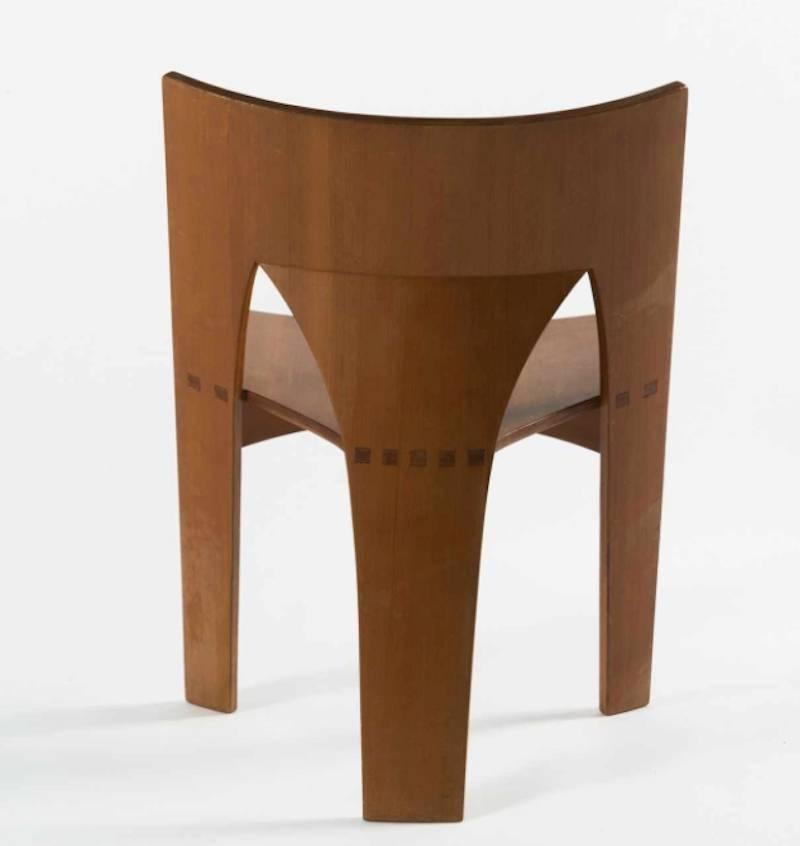 Mid-Century Modern One of Four Prototype Dining Chairs by Nanna Ditzel in Oregon Pine