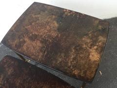 Rare Set of Aldo Tura Stacking Tables