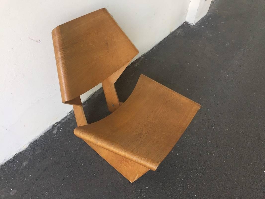 Ultra Rare Laminated Chair by Grete Jalk 1