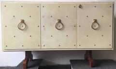 Wonderful and Rare Aldo Tura Parchment Sideboard