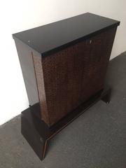 Mirrored and Illumined Italian Art Deco Bar
