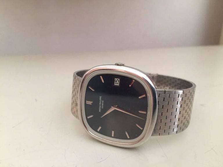 patek philippe white gold automatic watch ref 3604
