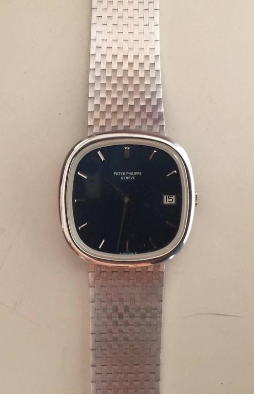 patek philippe white gold automatic watch ref 3604