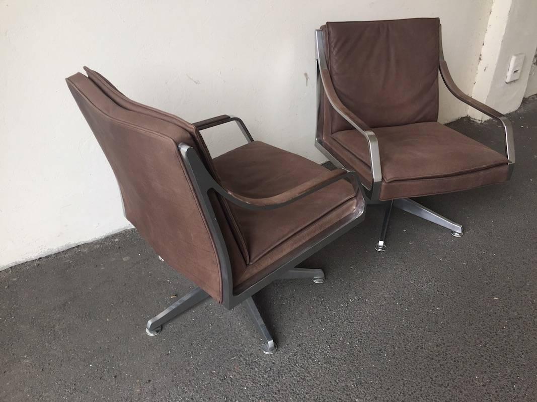 German Set of Two Executive Lounge Chairs by Art Collection