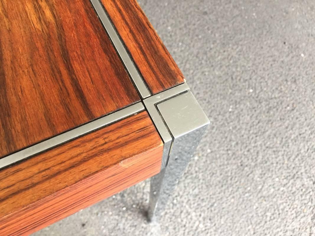 Mid-Century Modern Rare Rosewood Dining Table or Desk by Richard Schultz for Knoll