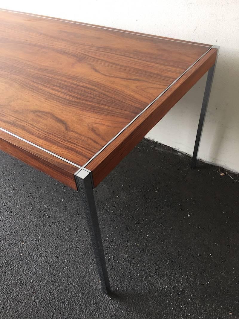 Rare Rosewood Dining Table or Desk by Richard Schultz for Knoll 1