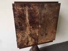 Very Rare Illuminated Aldo Tura Bar