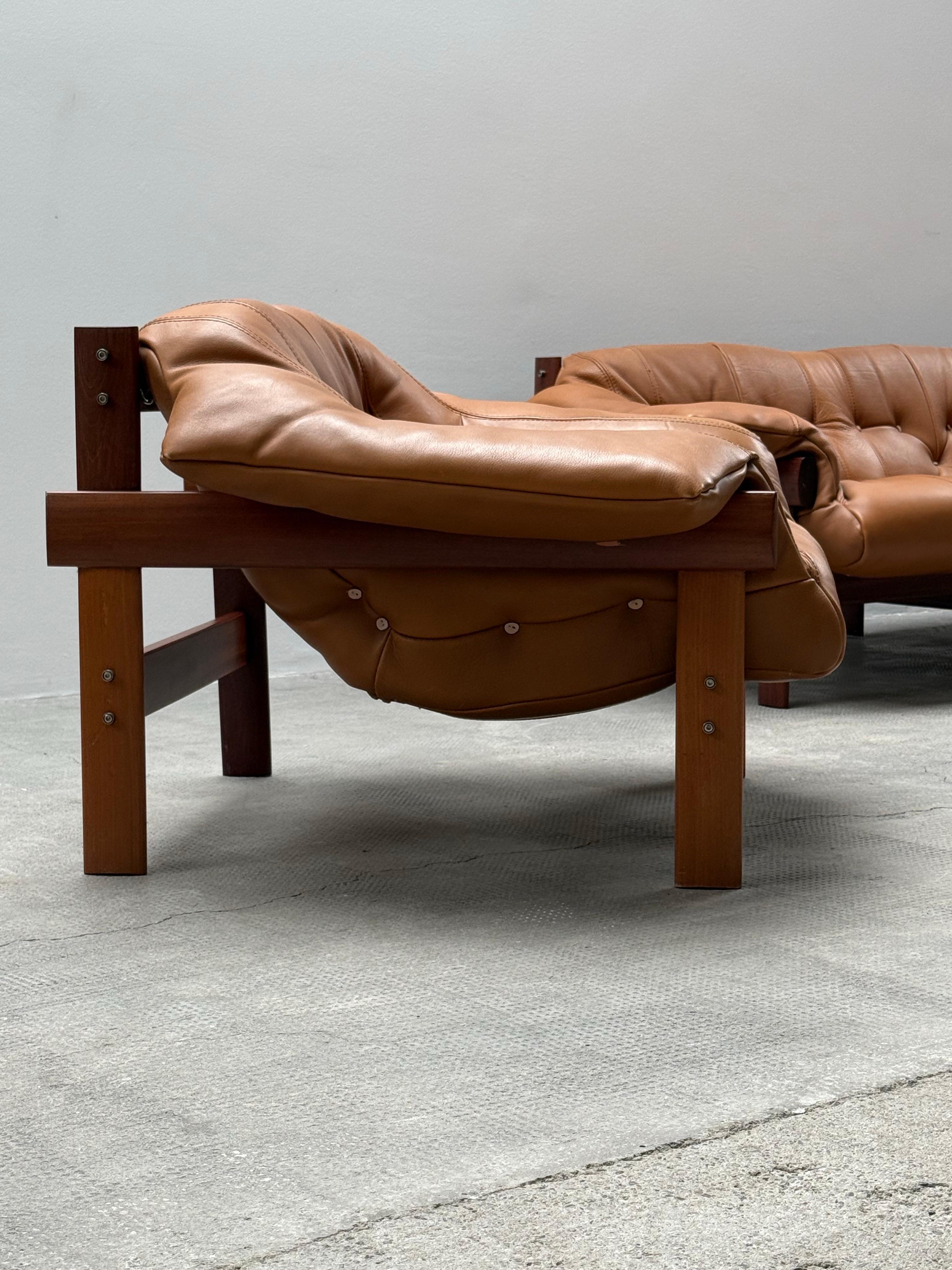 Percival Lafer MP-41 Armchair Sofa Ottoman Coffee Table Set, Brazil 1970s 3