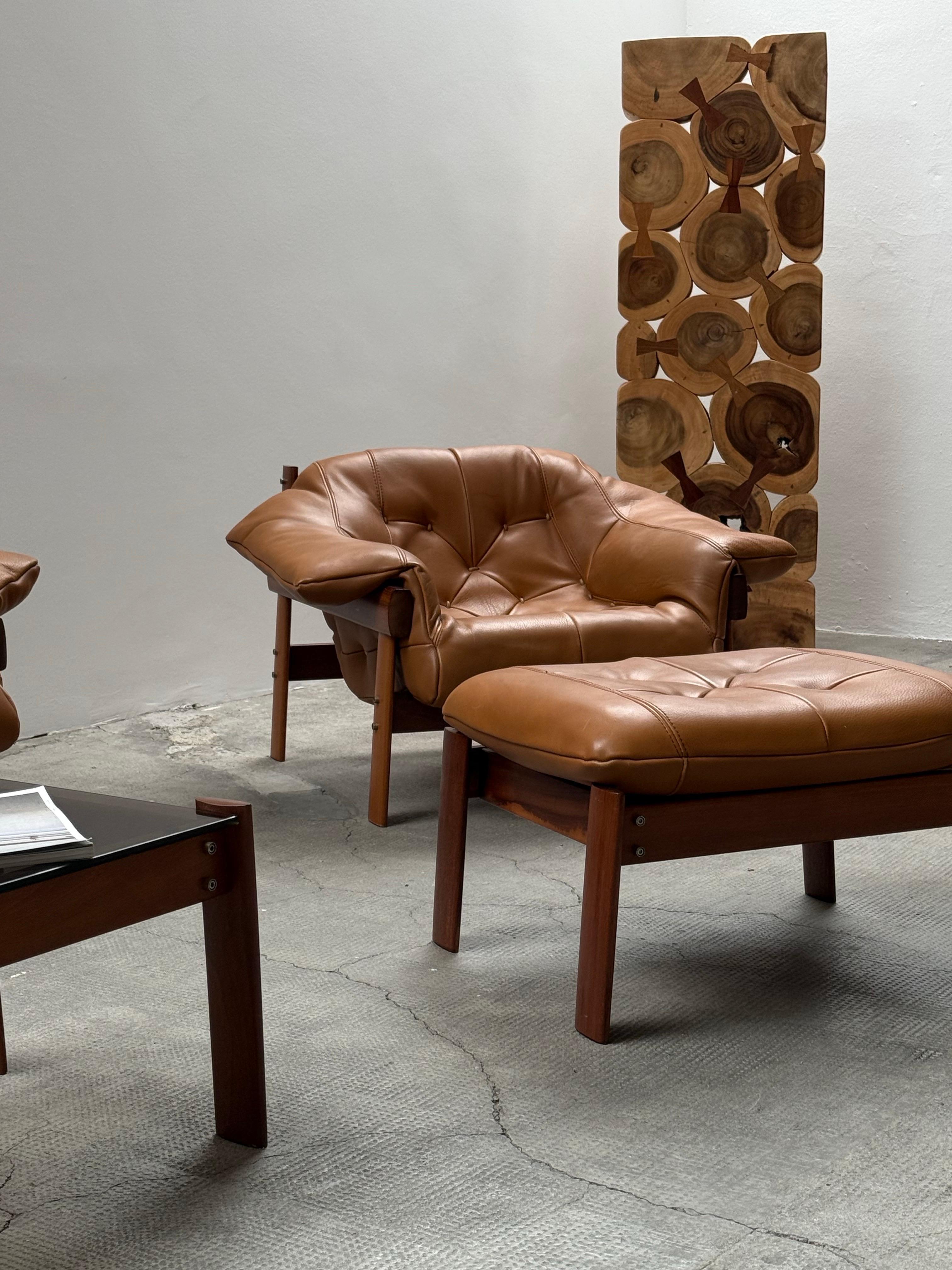 Percival Lafer MP-41 Armchair Sofa Ottoman Coffee Table Set, Brazil 1970s 11