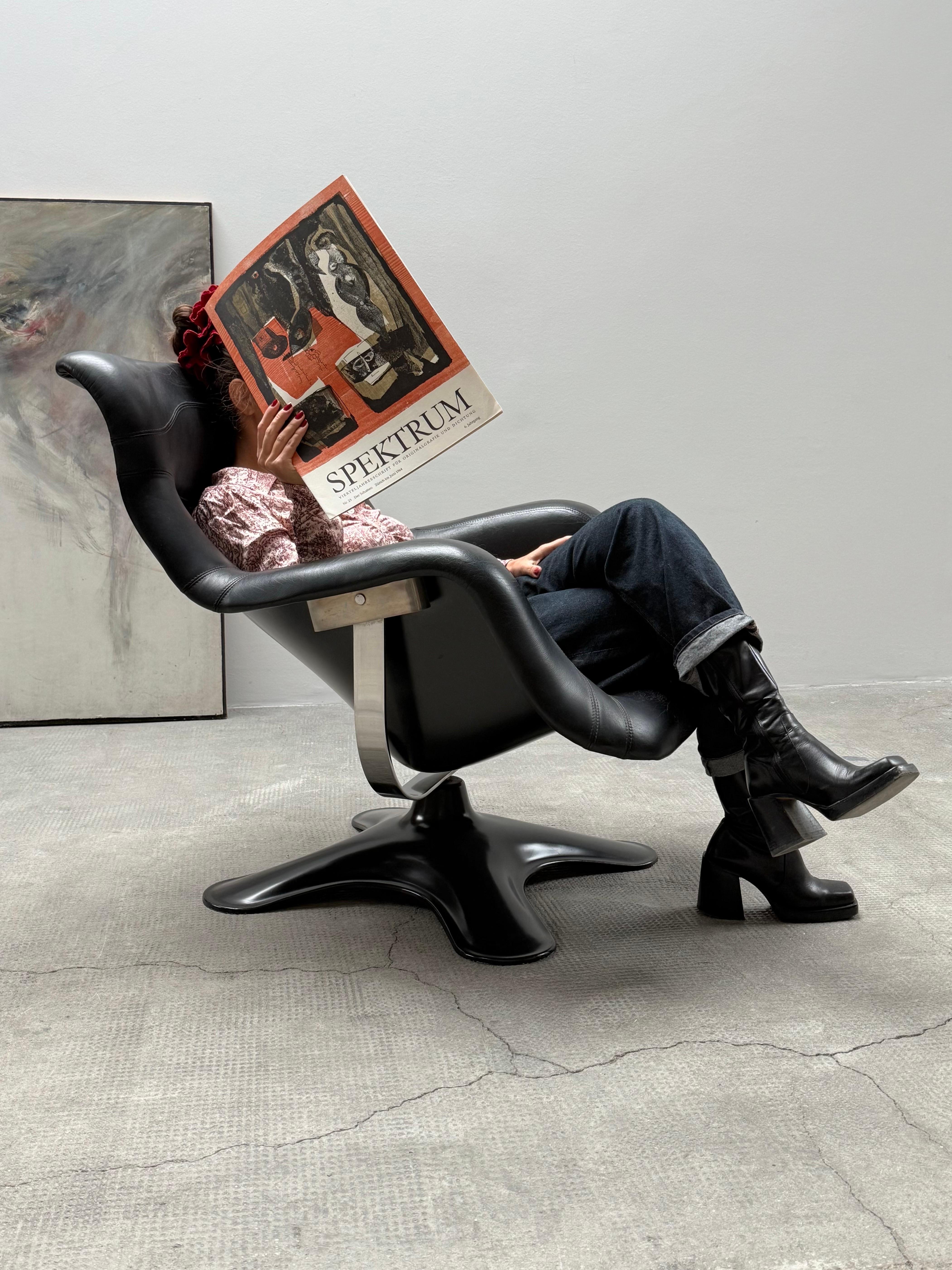 Chaise pivotante Yrjö Kukkapuro pour Haimi 