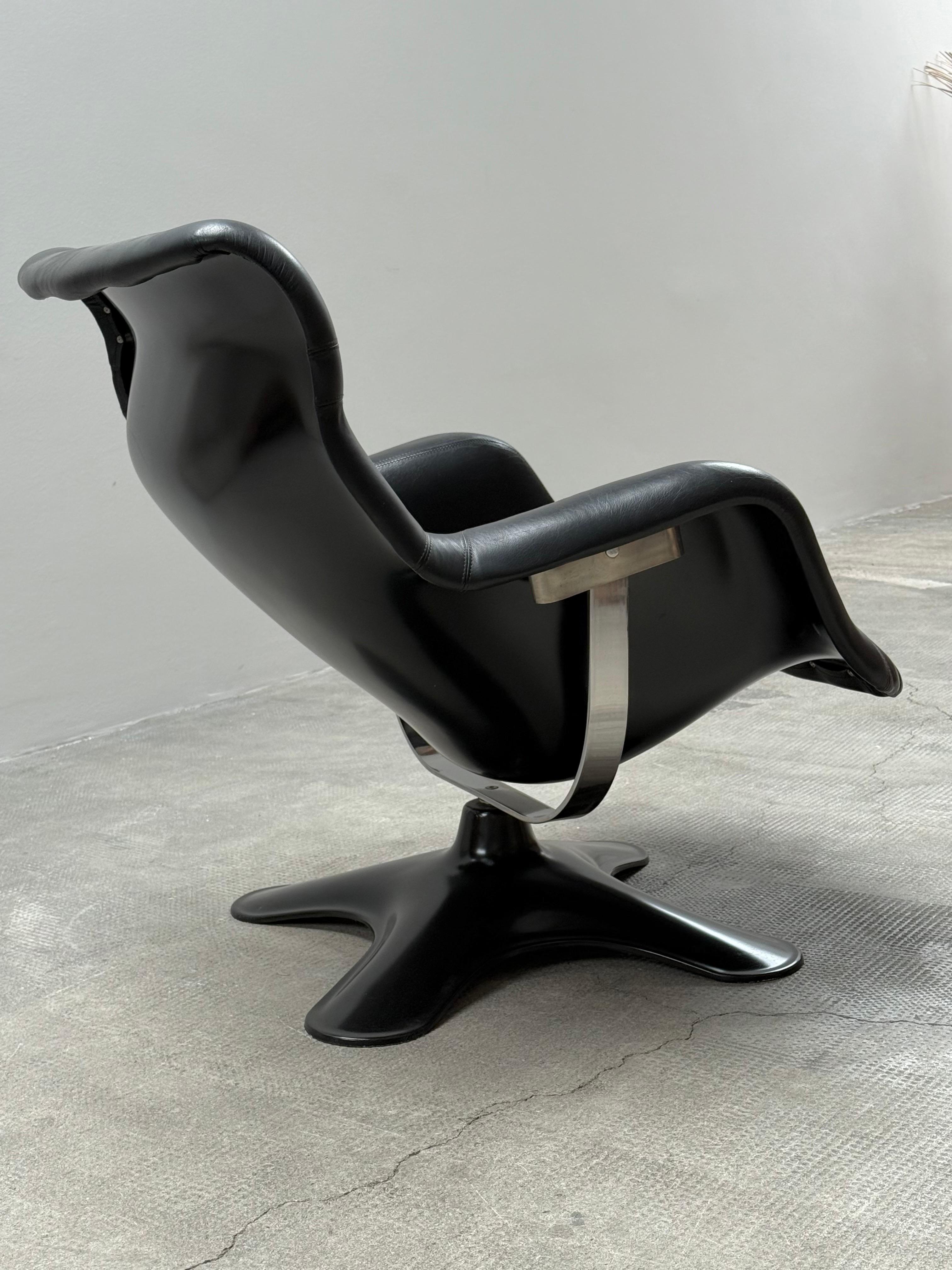 Milieu du XXe siècle Chaise pivotante Yrjö Kukkapuro pour Haimi 