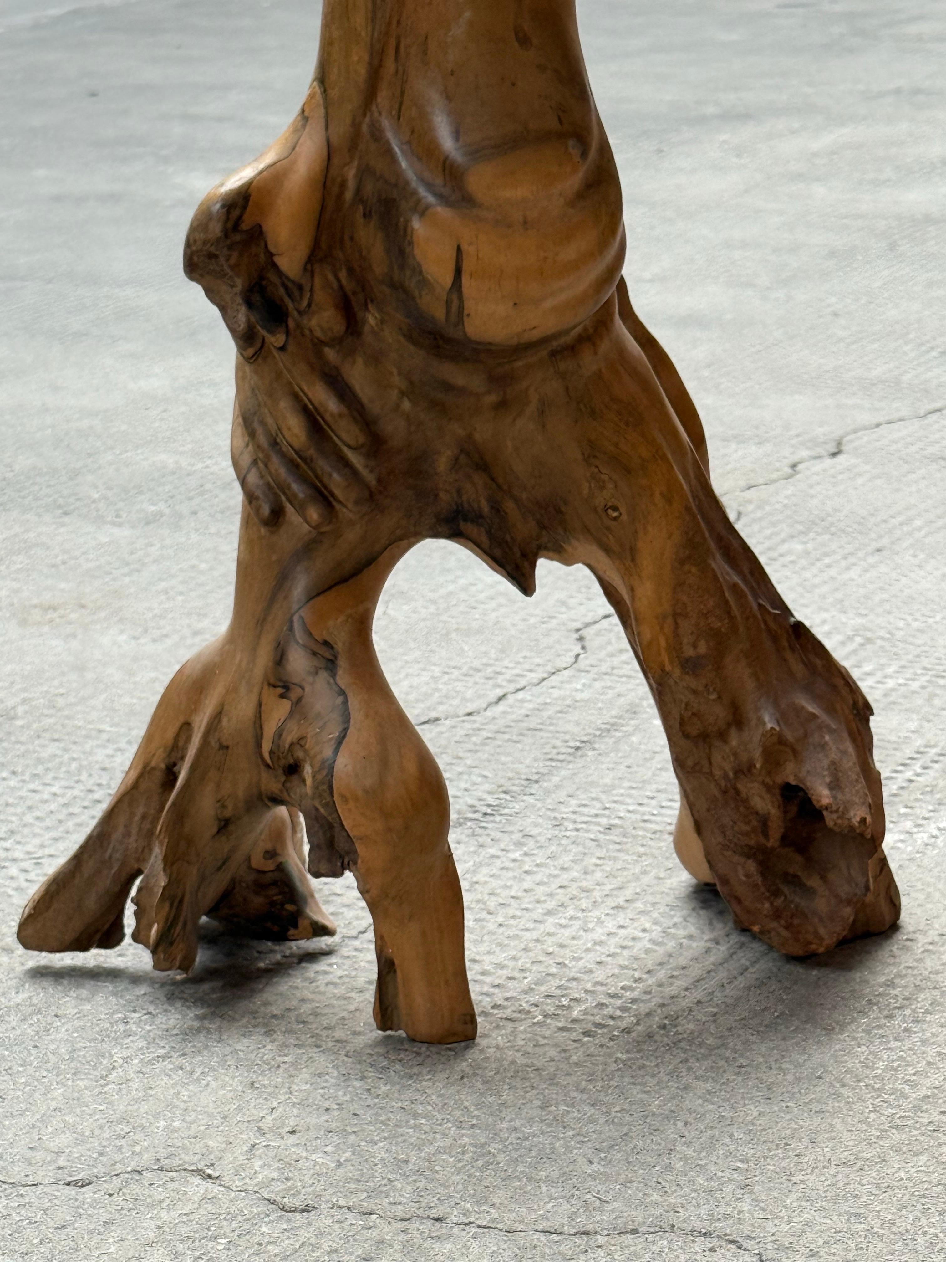 IDA BAGUS TILEM SUAR SCULPTURE EN BOIS CARVÉE BALI 1950s en vente 1