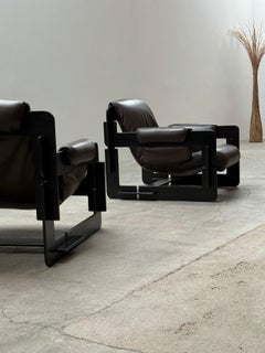 ARNE JACOBSEN FOR ASKO „ROVER“ ARMCHAIRS LEATHER ASH WOOD, FINLAND 1960s