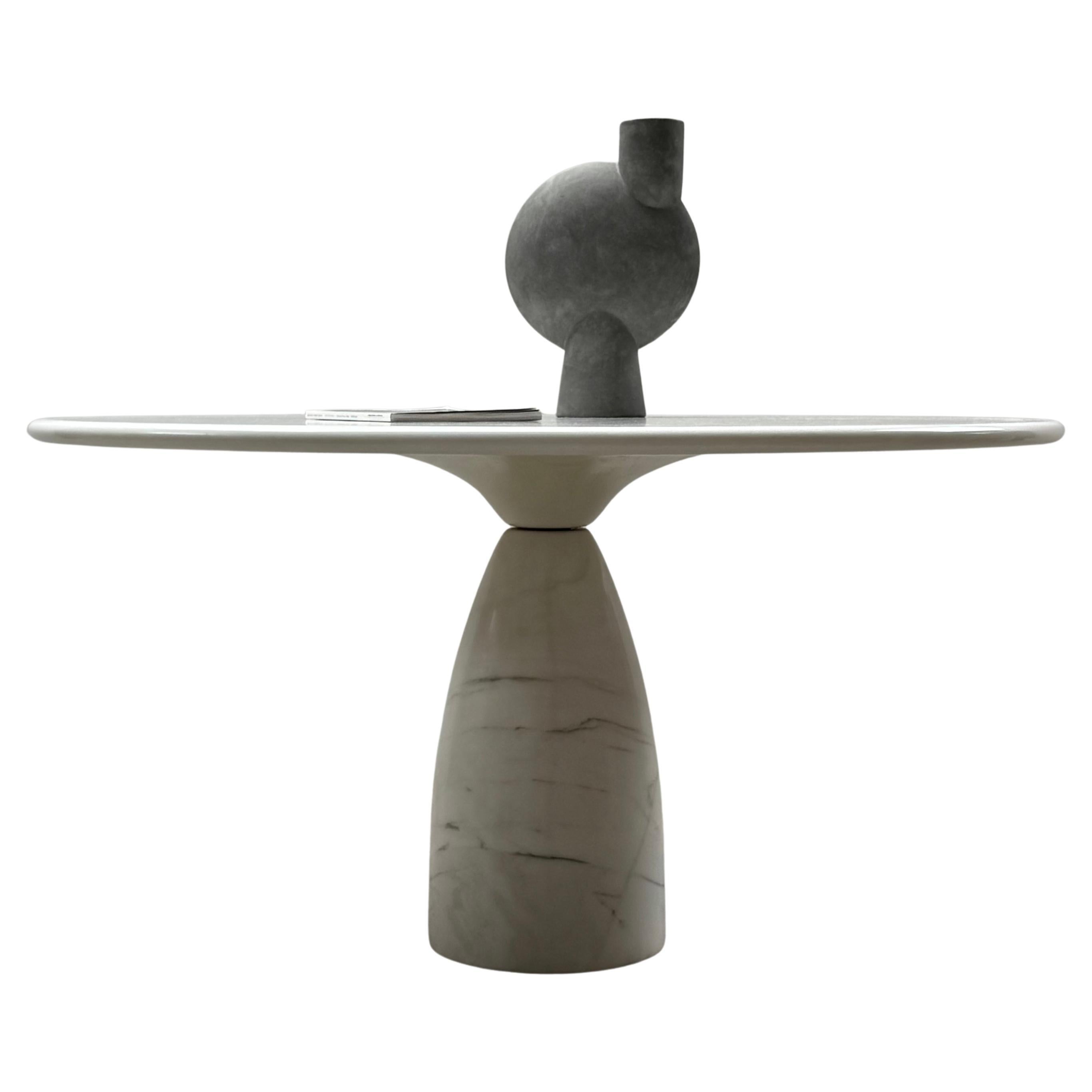 PETER DRAENERT „FINALE 1790“ MARBLE DINING TABLE ROUND 140CM, GERMANY 1970s