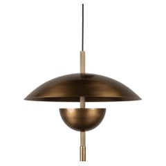 Orbit Ceiling Pedant Light in Brushed Brass by Studio Pedant