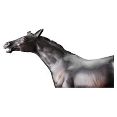 Sculptor Yoshida Eiji. Cast Bronze “Quiet Horse”  Width 39 cm / Weight 4.8 kg