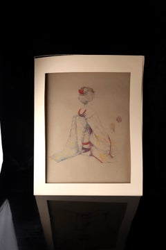 Gran impresión en colotipia de Ryunosuke Fukui 'de la serie "Maiko"' - impresión nº 6
