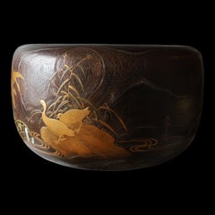 Hibachi (Hand-Warmer Brazier), Meiji Period, Paulownia Wood