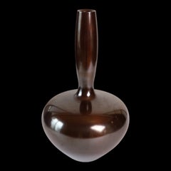 Vaso in bronzo a forma di bottiglia, Tsuda Eiju 1990-