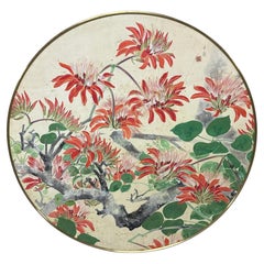« Fleurs d'érythrine » de Hosoai Shūkoku (1894-1947) - décoration de plafond