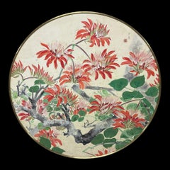 « Fleurs d'érythrine » de Hosoai Shūkoku (1894-1947) - décoration de plafond