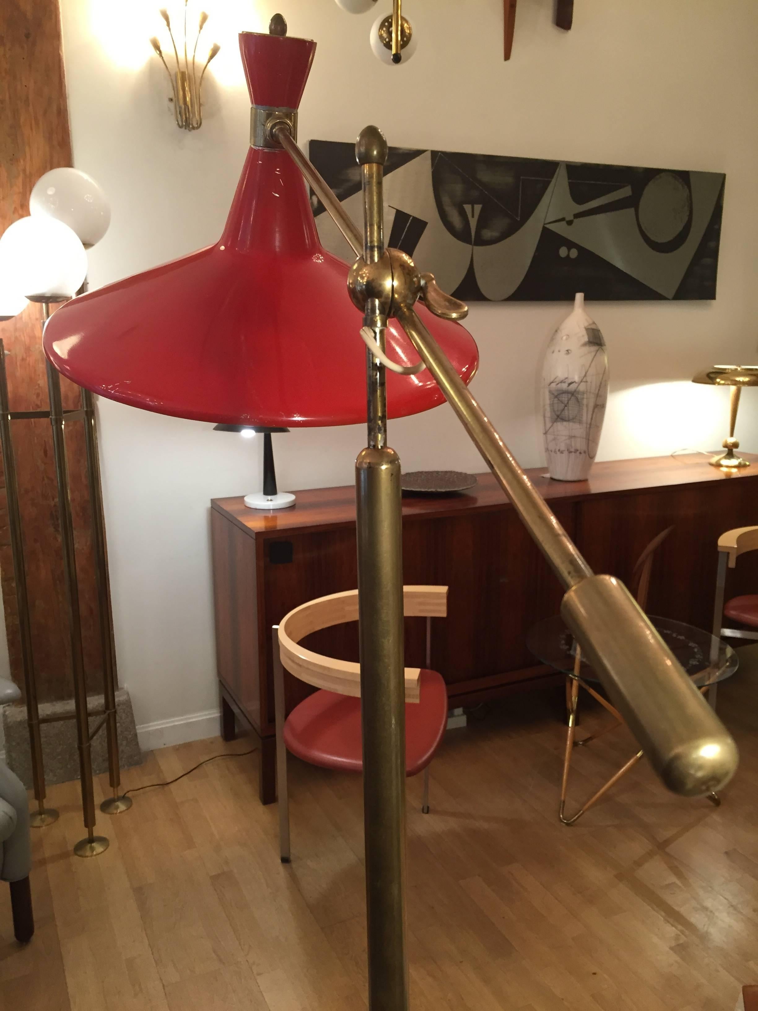 Italian Floor Lamp in the Style of Arteluce