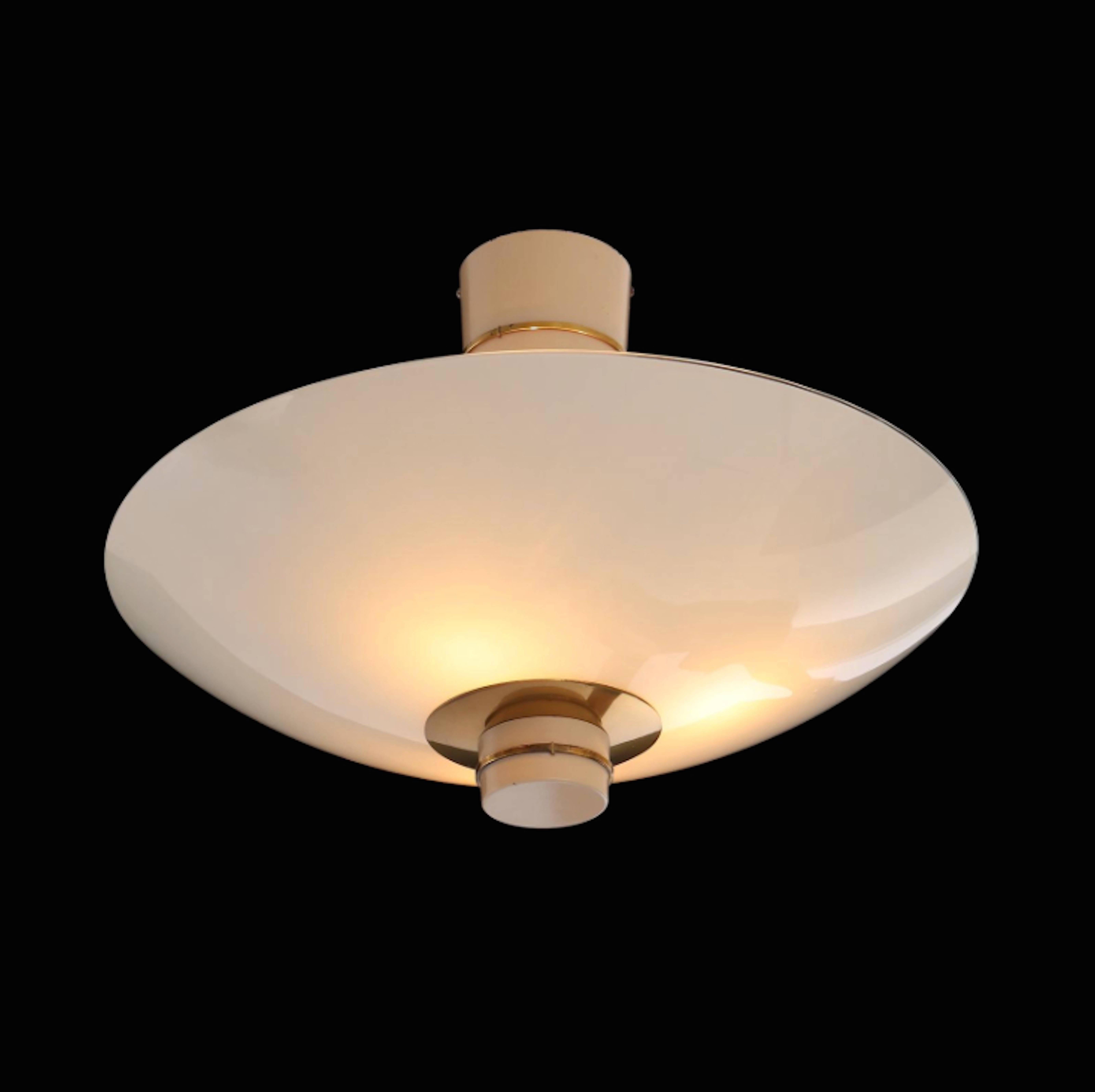Finnish Paavo Tynell Ceiling Lamp, Model 9055 for Taito Oy, 1940