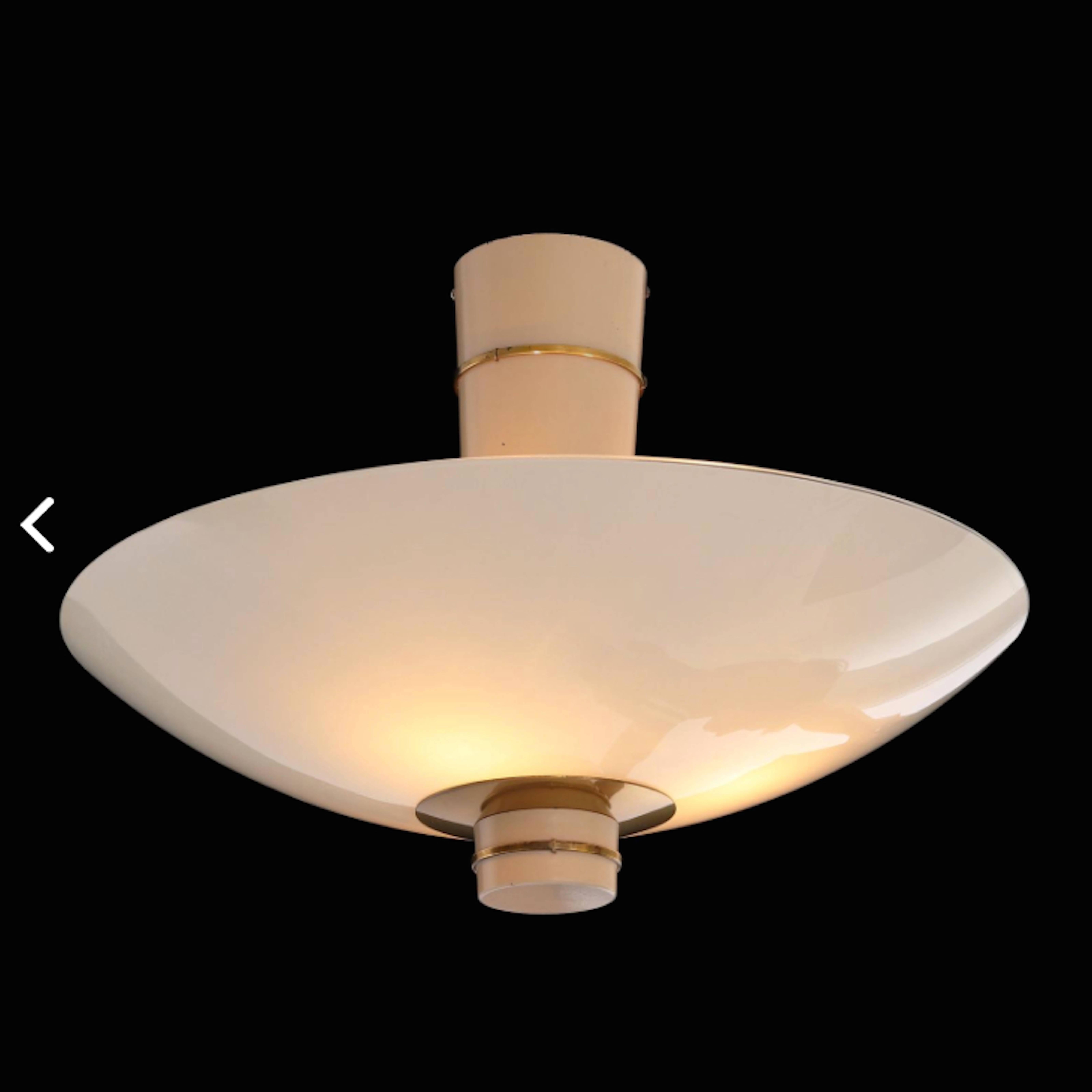 Scandinavian Modern Paavo Tynell Ceiling Lamp, Model 9055 for Taito Oy, 1940