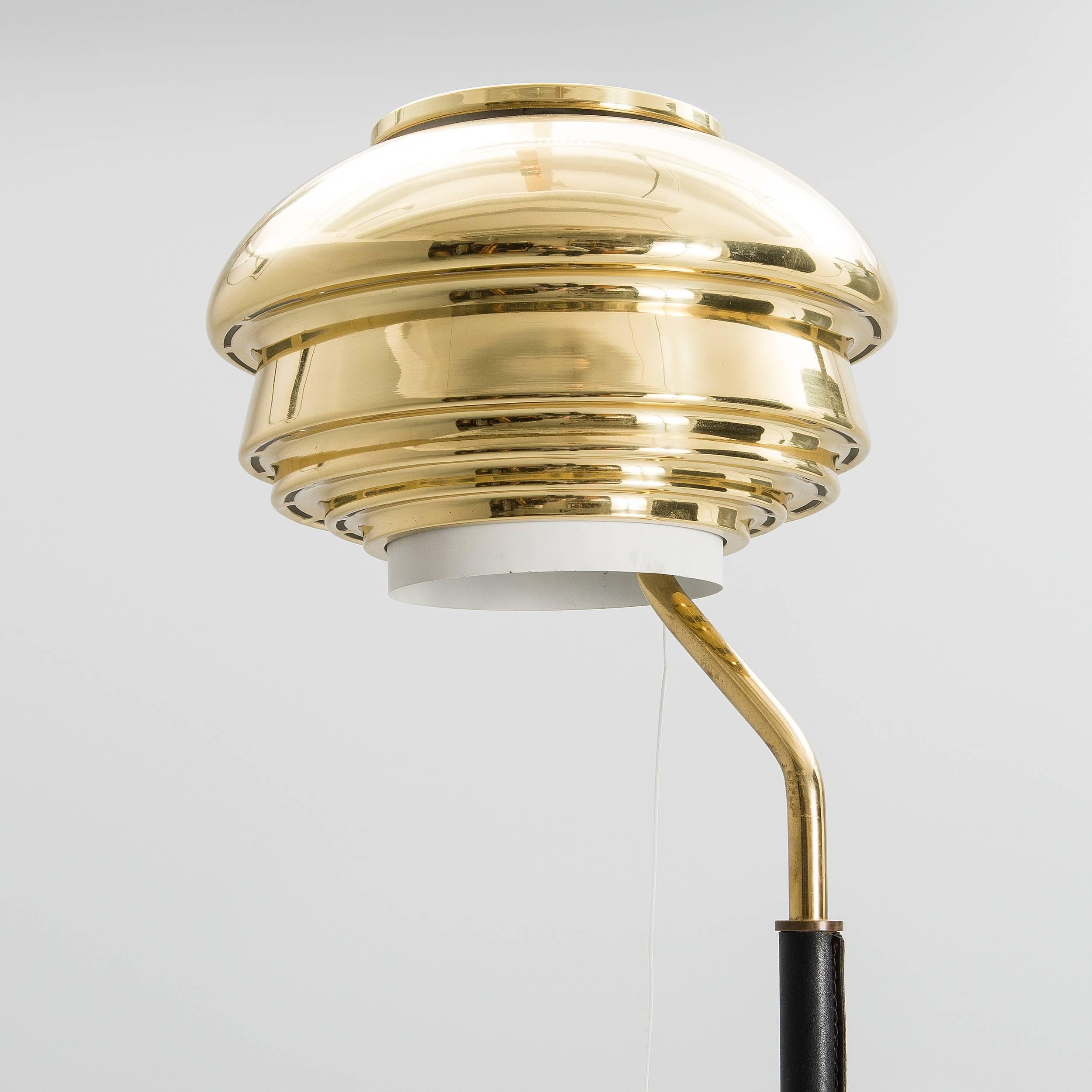 Scandinavian Modern Alvar Aalto A 808 Floor Lamp for Valaistustyö