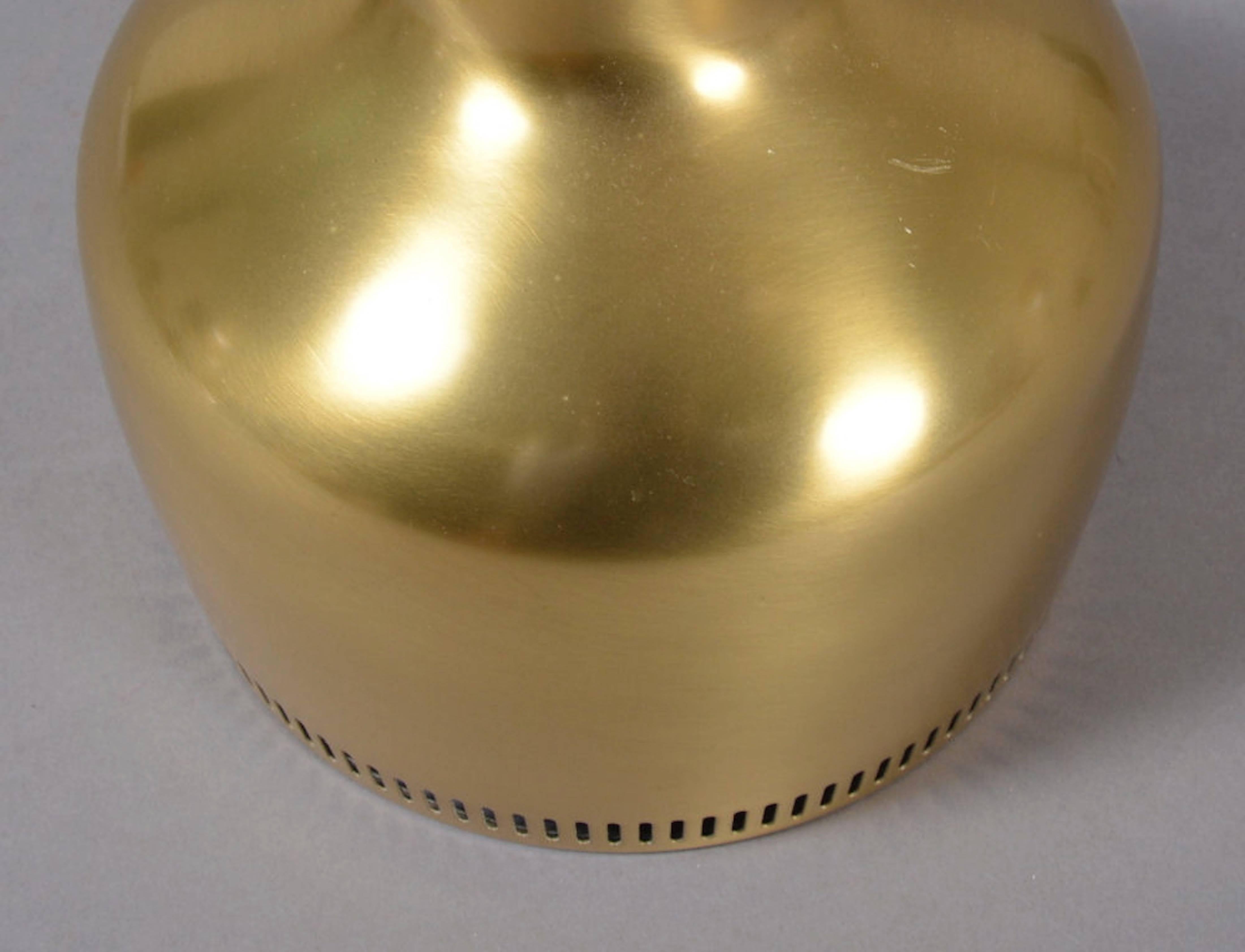Scandinavian Modern Alvar Aalto Golden Bell for Louis Poulsen