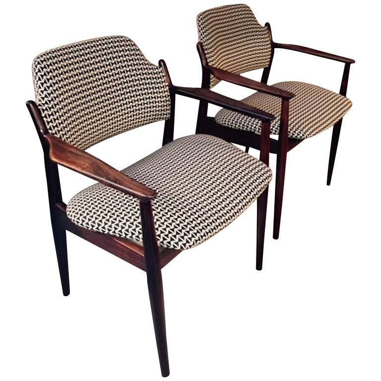 Set of Four Arne Vodder Rosewood Chairs In Excellent Condition In Madrid, ES