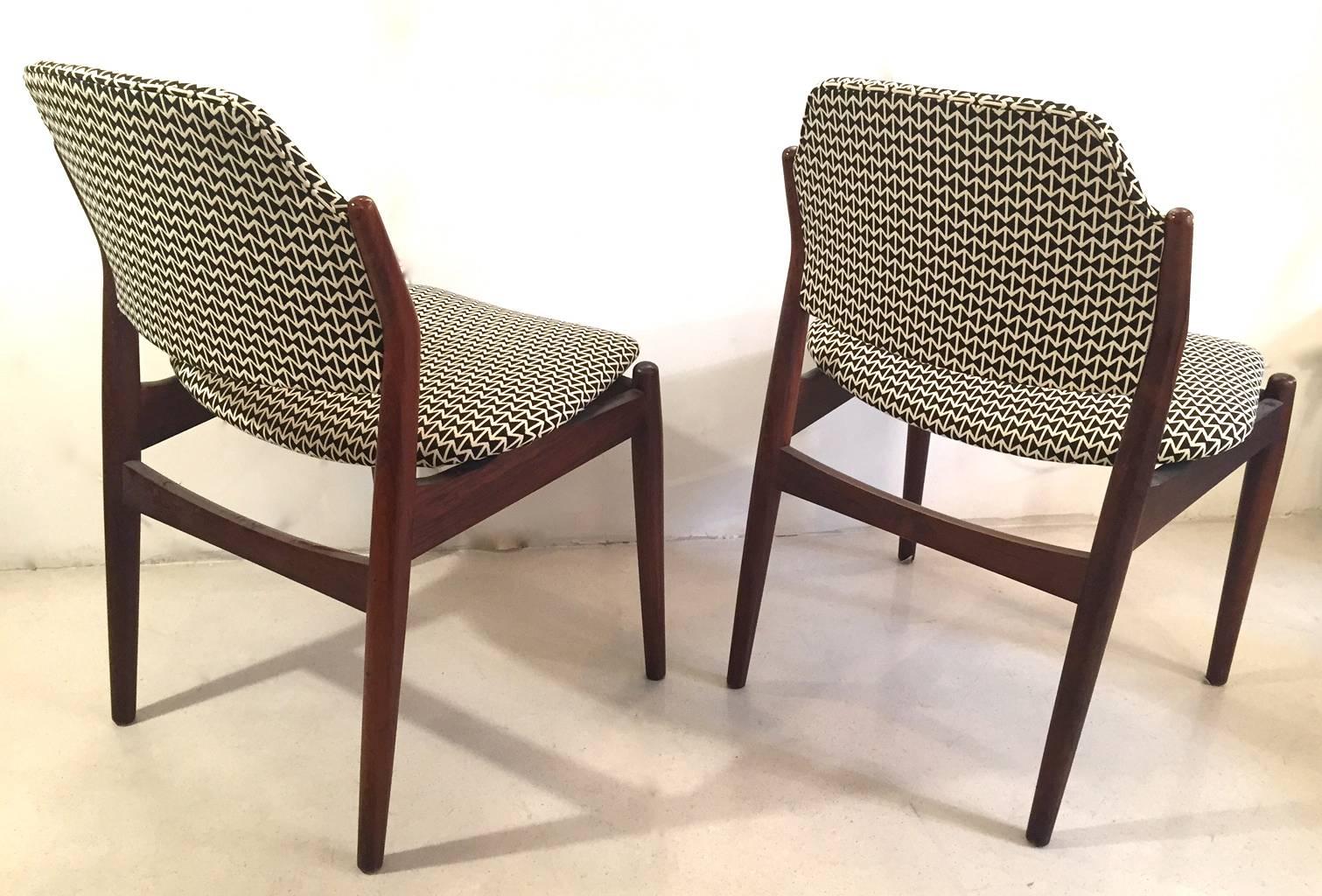 Set of Four Arne Vodder Rosewood Chairs 3