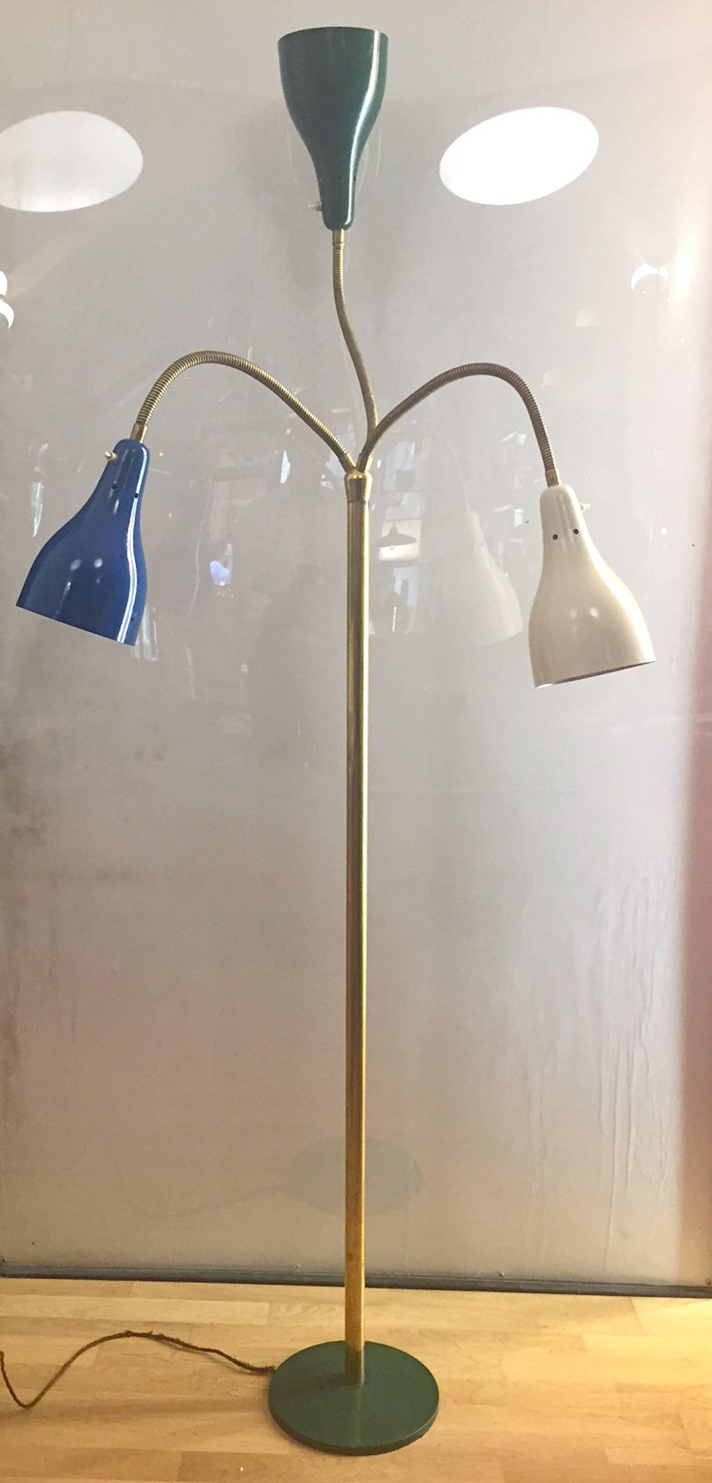 Mid-Century Modern Original 1950 Italian Floor Lamp