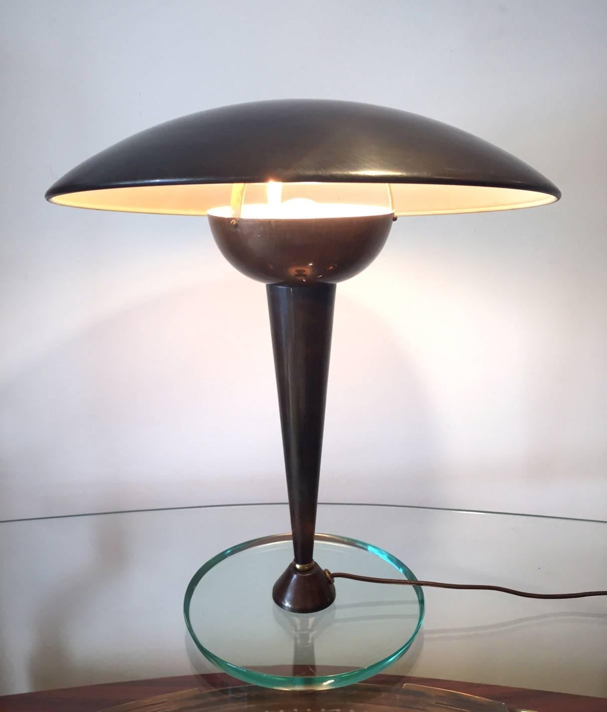 Italian Mid-Century Table Lamp In Excellent Condition In Madrid, ES