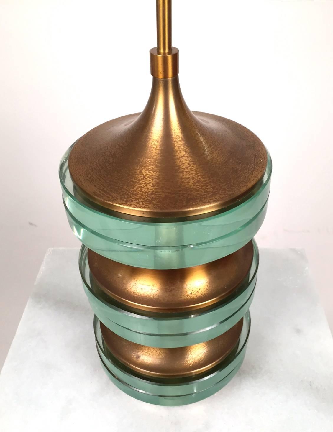 Brass Stilnovo Table Lamp, 1950